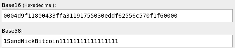 base58 decode